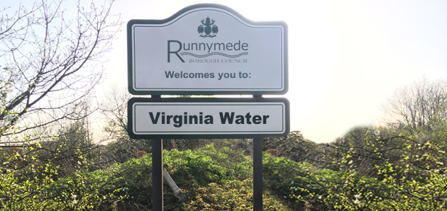 Virginia Water Shop Signs